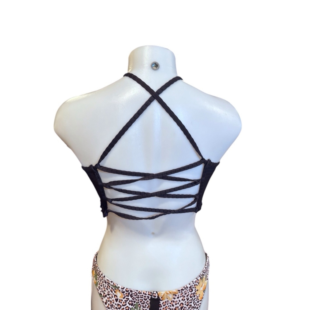 Women's Salt + Cove Black Halter Top Size XS - Picture 2 of 3